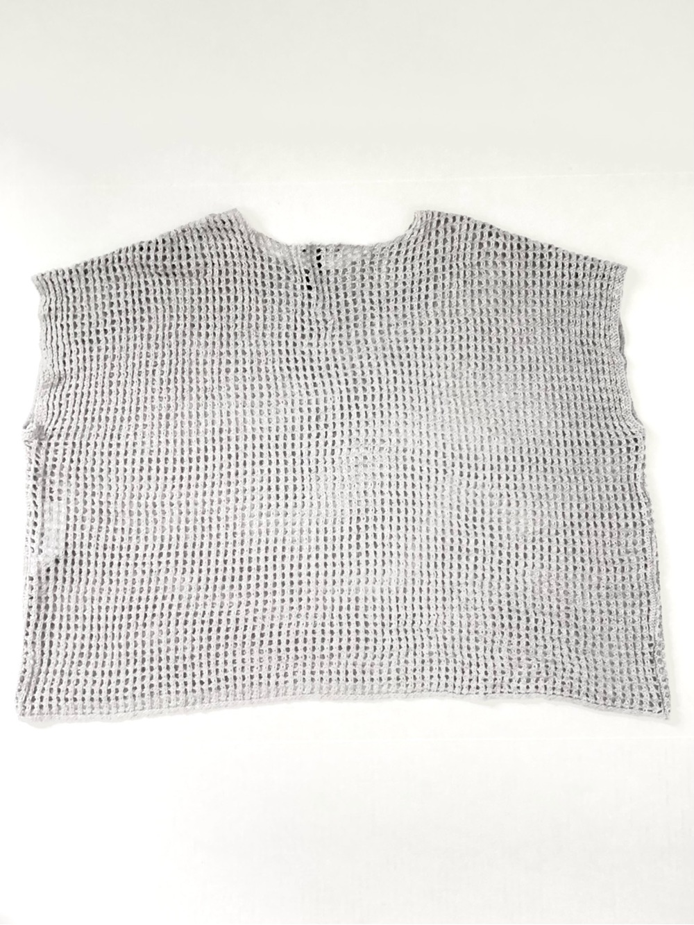 Eileen Fisher Organic Linen Délavé Bateau Neck Top Org. $248 - Picture 4 of 6